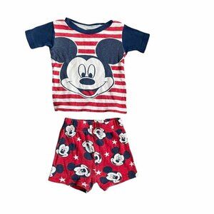 Disney Mickey Mouse Short Sleeve Shorts Pajamas